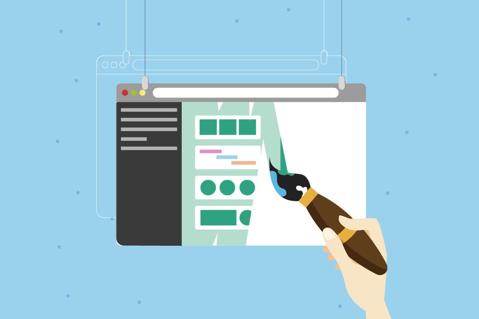 an illustration of creating an ui